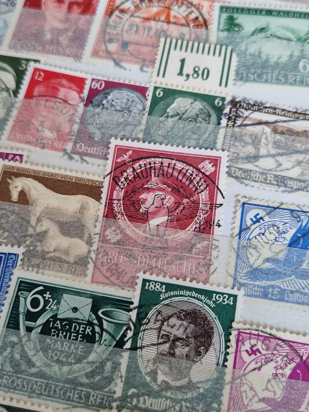 Tutti i francobolli: Deutsches Reich Briefmarken grosses Lot – Usato da St. Gallen venduto da Enrico_SG