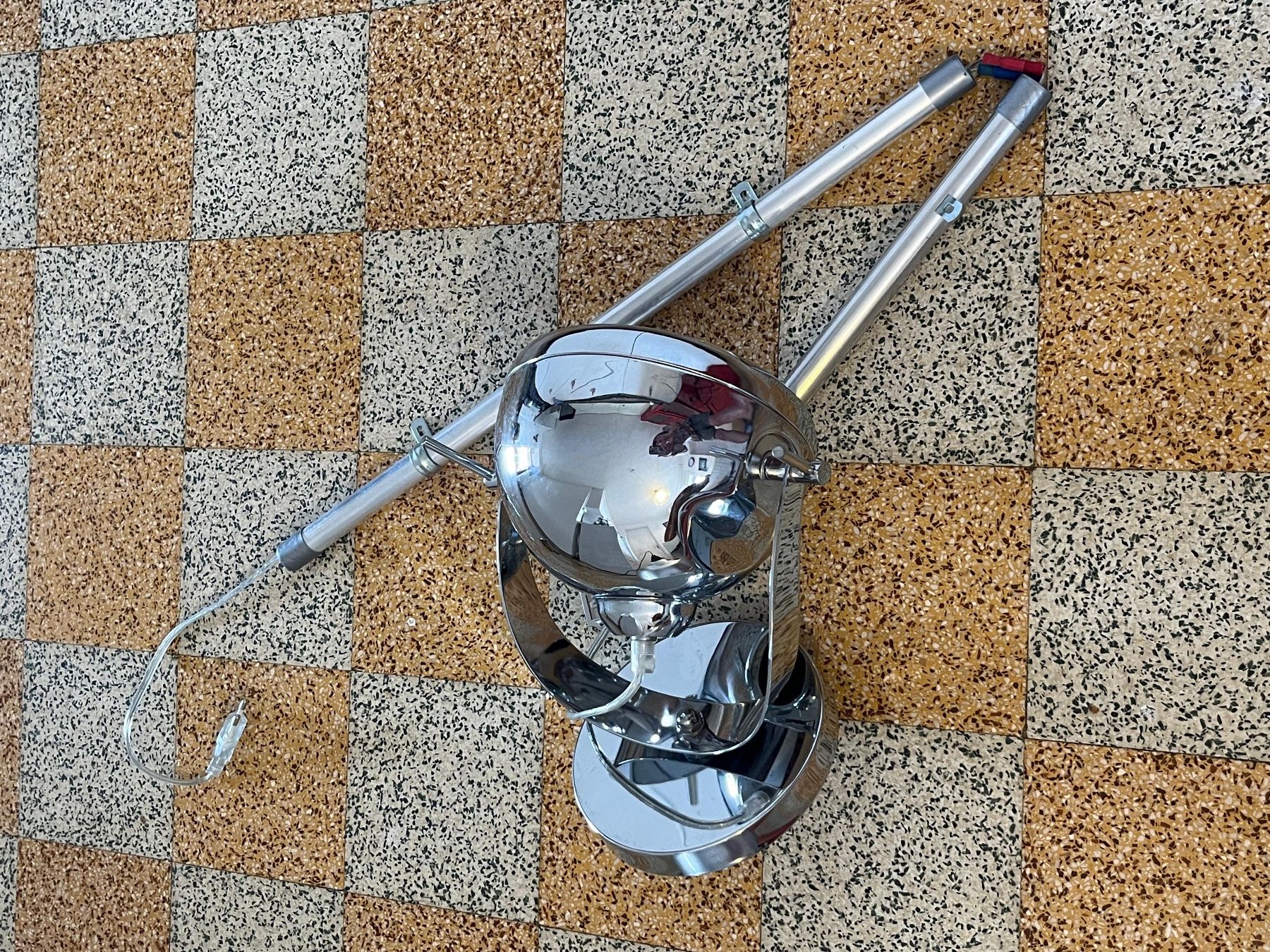 Lampen: Wandlampe in Form eines alten Motorradscheinwerfers – Gebraucht aus Tafers von JP911 5