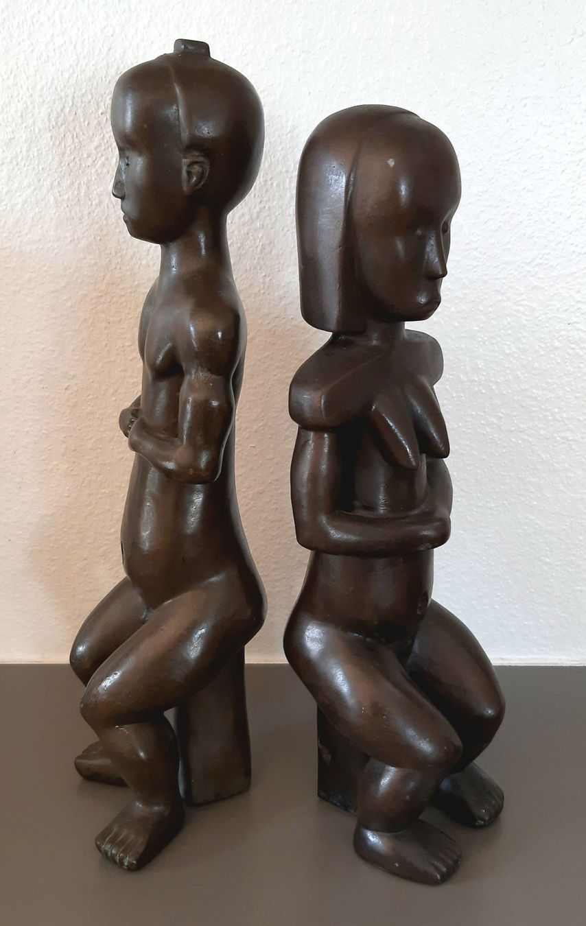 Sculture & Statue: Bronze Skulpturen signiert europ. Schule – Usato da Arbon venduto da torso444 2