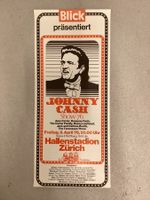 Konzertplakat Johnny Cash 1976 Zürich