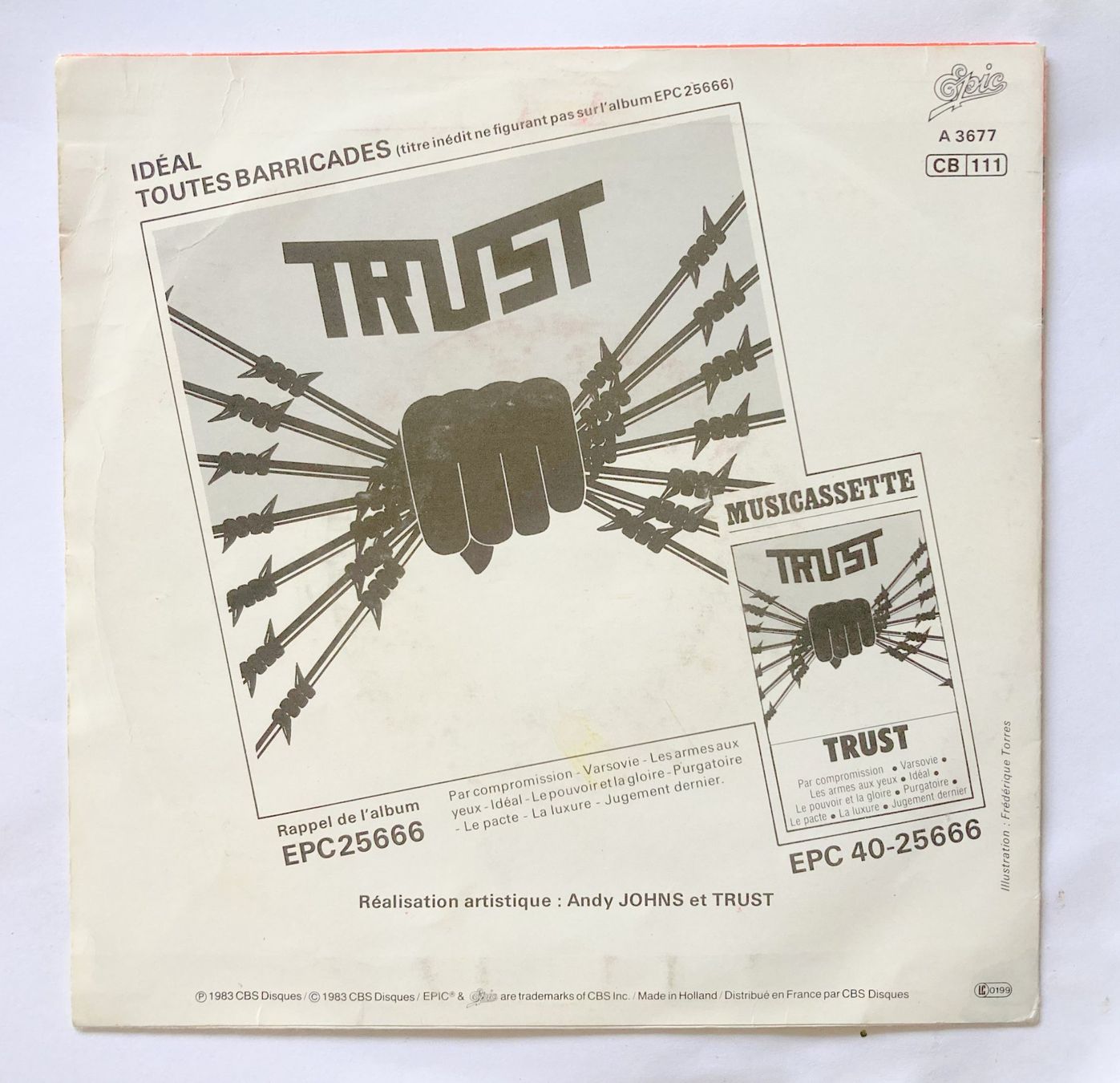 Vinyles: TRUST - IDEAL – D'occasion à Bottens par hotter-than-hell 1