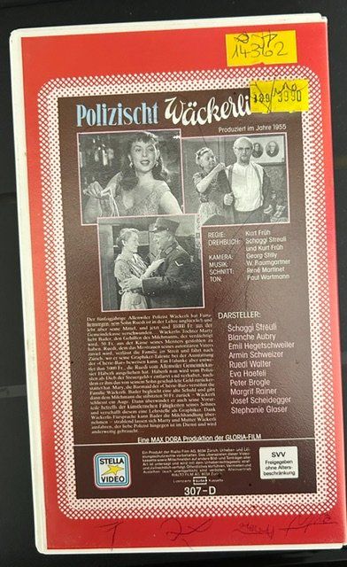 Tutti i VHS: VHS, Polizischt Wäckerli – Usato da Flumenthal venduto da Uranus26 1