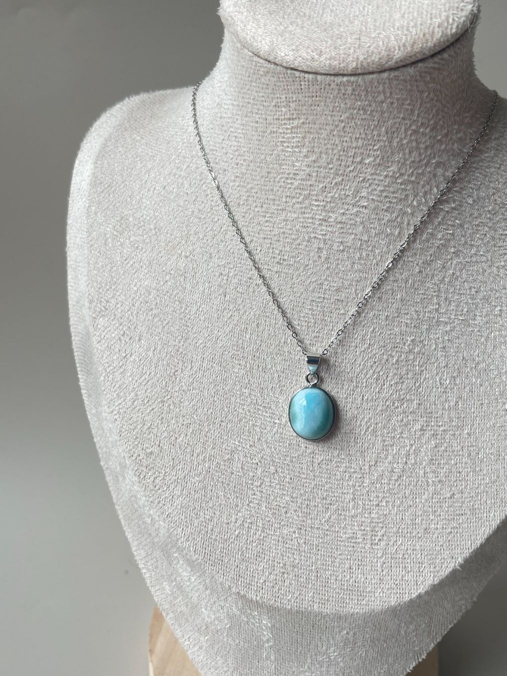 Anhänger: Larimar-Cabochon-02 – Neu und originalverpackt aus Schiers von sisikristall 1