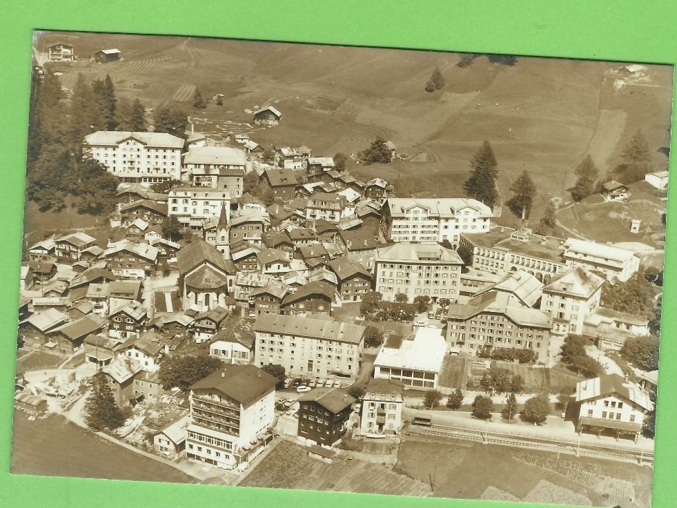 Cartoline postali: Fliegeraufnahme Leukerbad – Usato da Zürich venduto da t24_de
