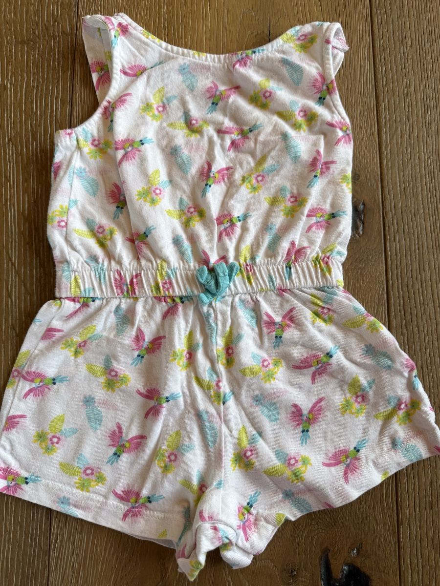 Pagliaccetti: Jumpsuit Papagei Grösse 74 – Usato da Pragg-Jenaz venduto da gobrist