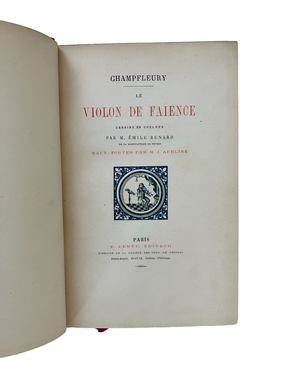 Libri: Le Violon de Faïence, fine binding & signed engravings – Usato da Uster venduto da TricottetCollection 6