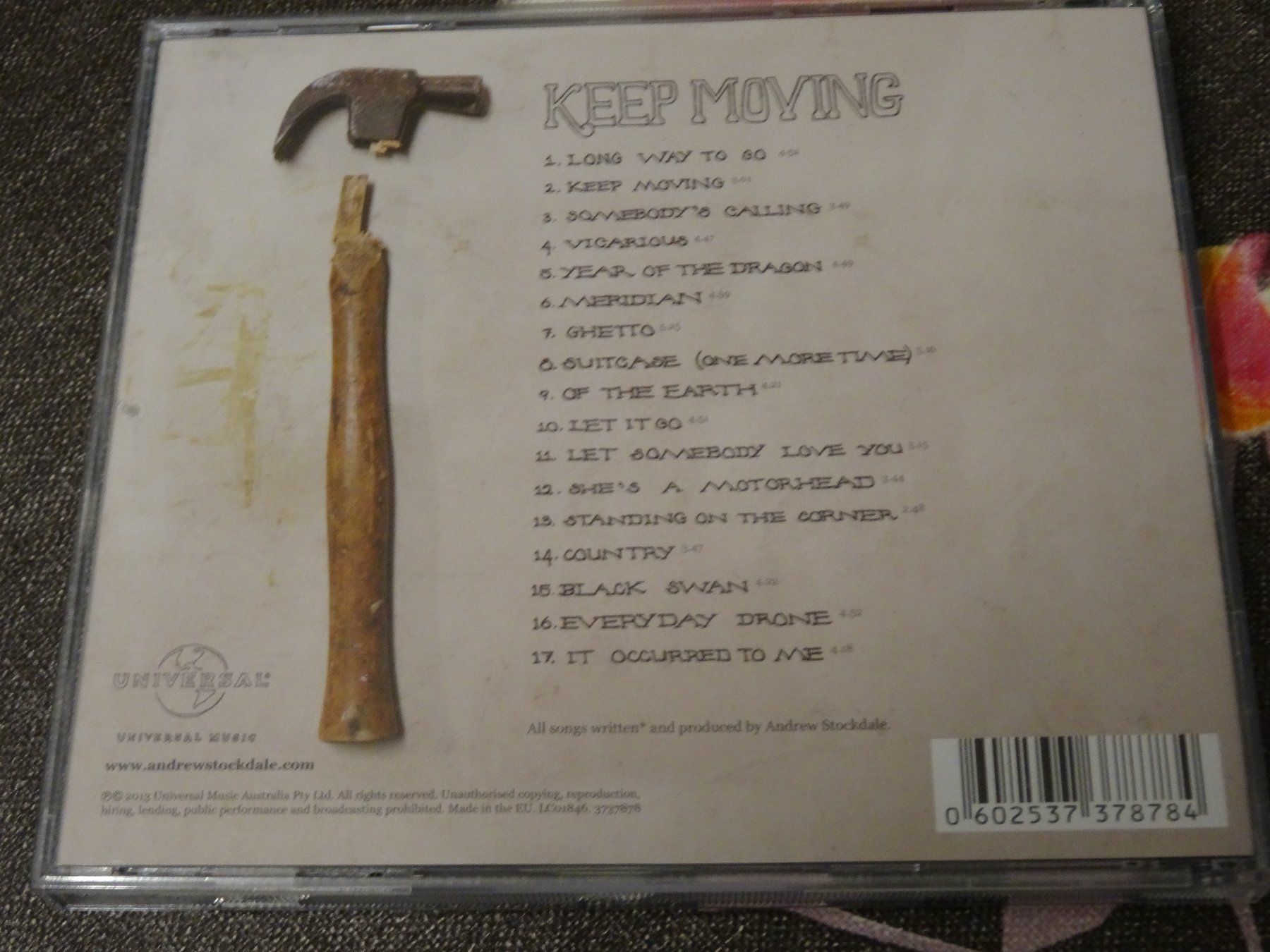 CD: Andrew Stockdale - Keep Moving CD – Usato da Olten venduto da Disc-Ausverkauf 1