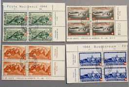 PP23 - 25 Satz Viererblöck Stempel SBK 120.-