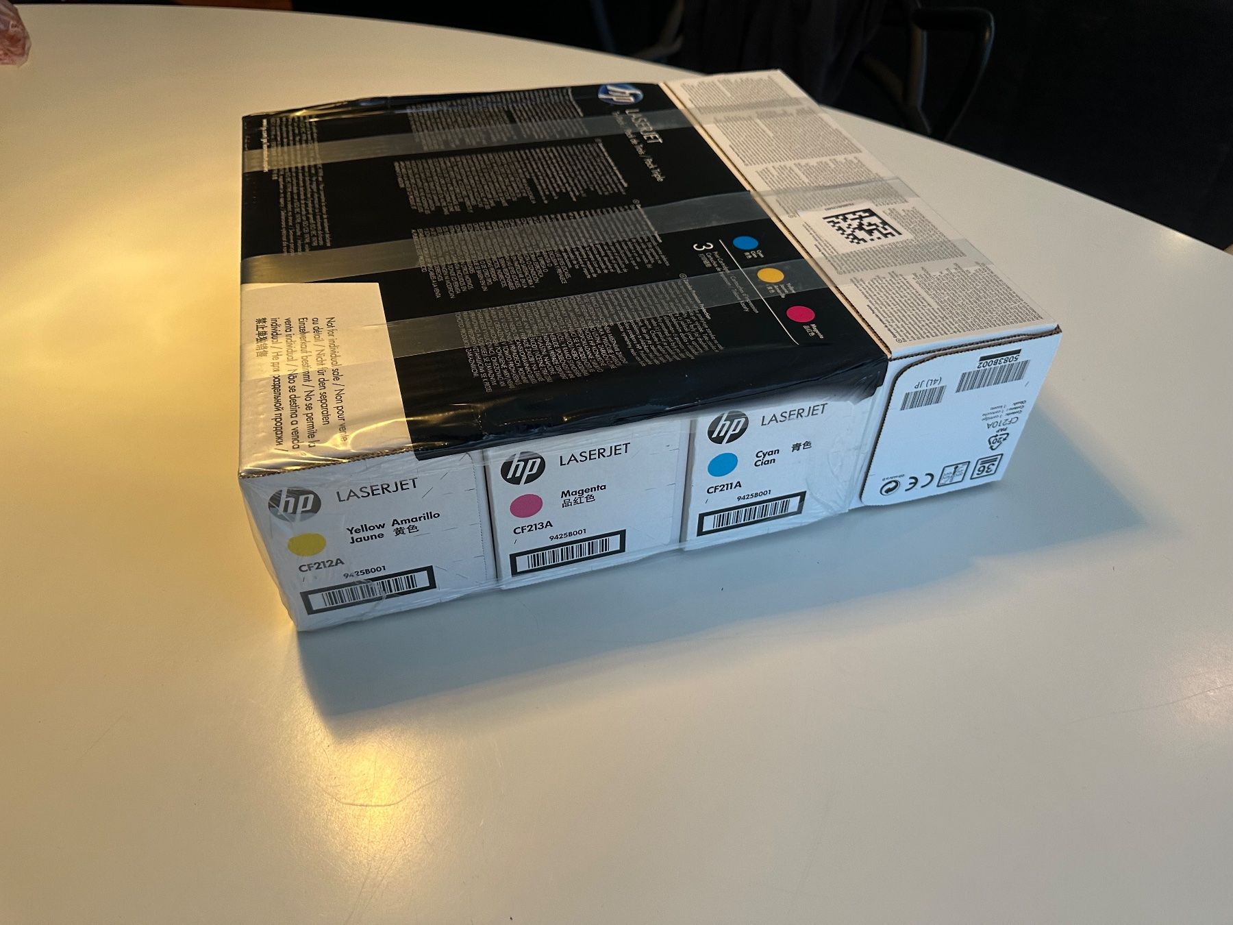 Hewlett Packard Cartucce per stampanti & toner: Toner HP Original CF210A / 131A SET mit allen vier Farben – Nuovo e nell'imballaggio originale da Ried b. Kerzers venduto da benobender 1