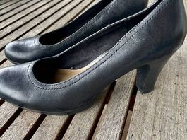 Tamaris Pumps, Grösse 38, Schwarz, Absatzhöhe 6 cm