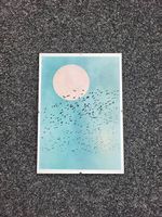 Bilderrahmen / Bild Mond