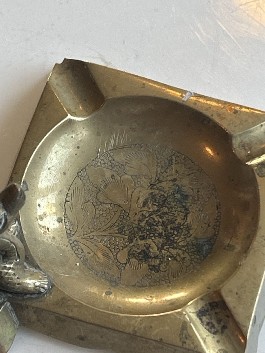 Aschenbecher: Aschenbecher Messing Figur(I13) – Gebraucht aus Neuenhof von bro_9zsg 1