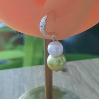 Schöni Ohrringe mit Perlen, Sommer Schmuck 💎51