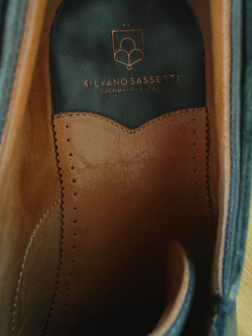 Scarpe da uomo: Silvano Sassetti, leichte Leder Halbschuhe, Gr. 7.5 – Usato da Olten venduto da Gegendiekultur 8