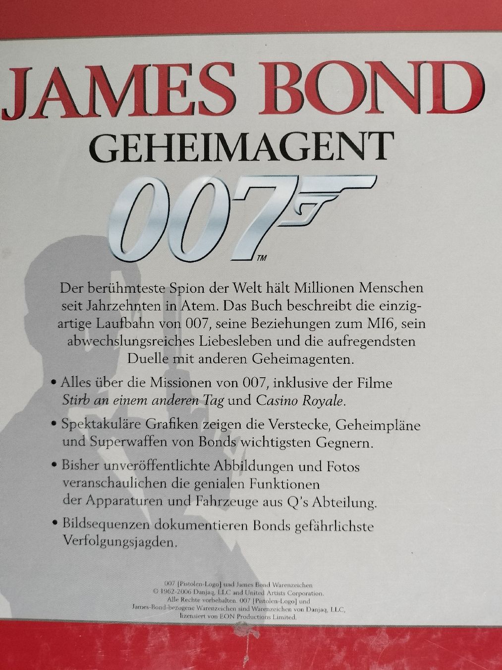 Libri: James Bond Film Buch – Usato da Schwanden Sigrisw venduto da cadieux71 1