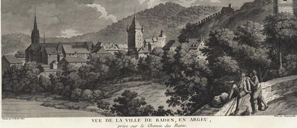 Incisioni: Baden Originalkupferstich 1780 – Usato da Rafz venduto da Helvet32 1