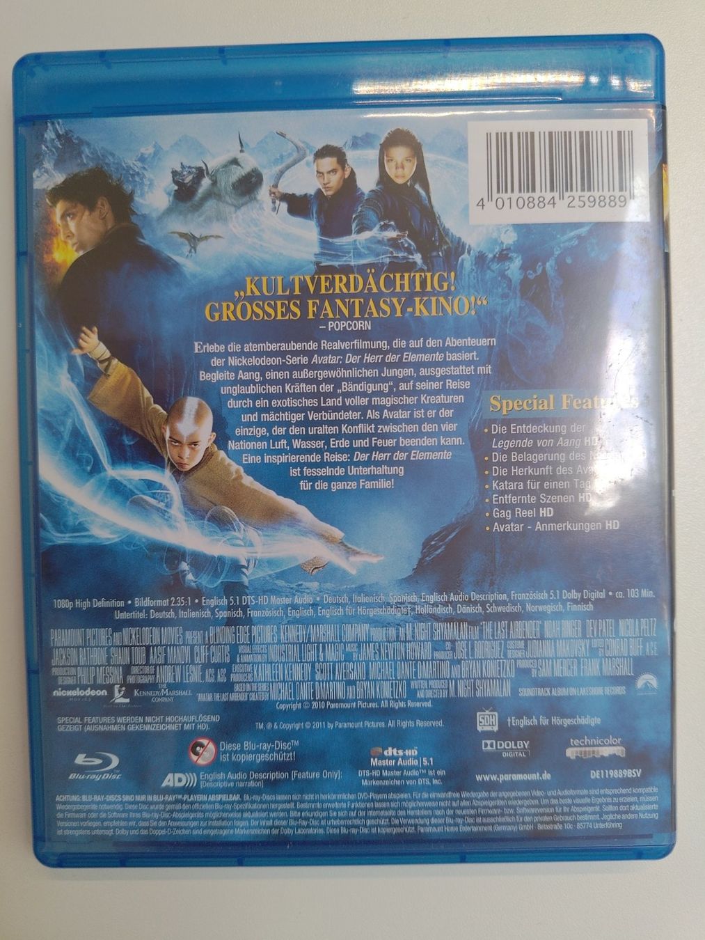 Tutti i DVDs: Die Legende von Aang – Usato da Liestal venduto da Kratzilla 2