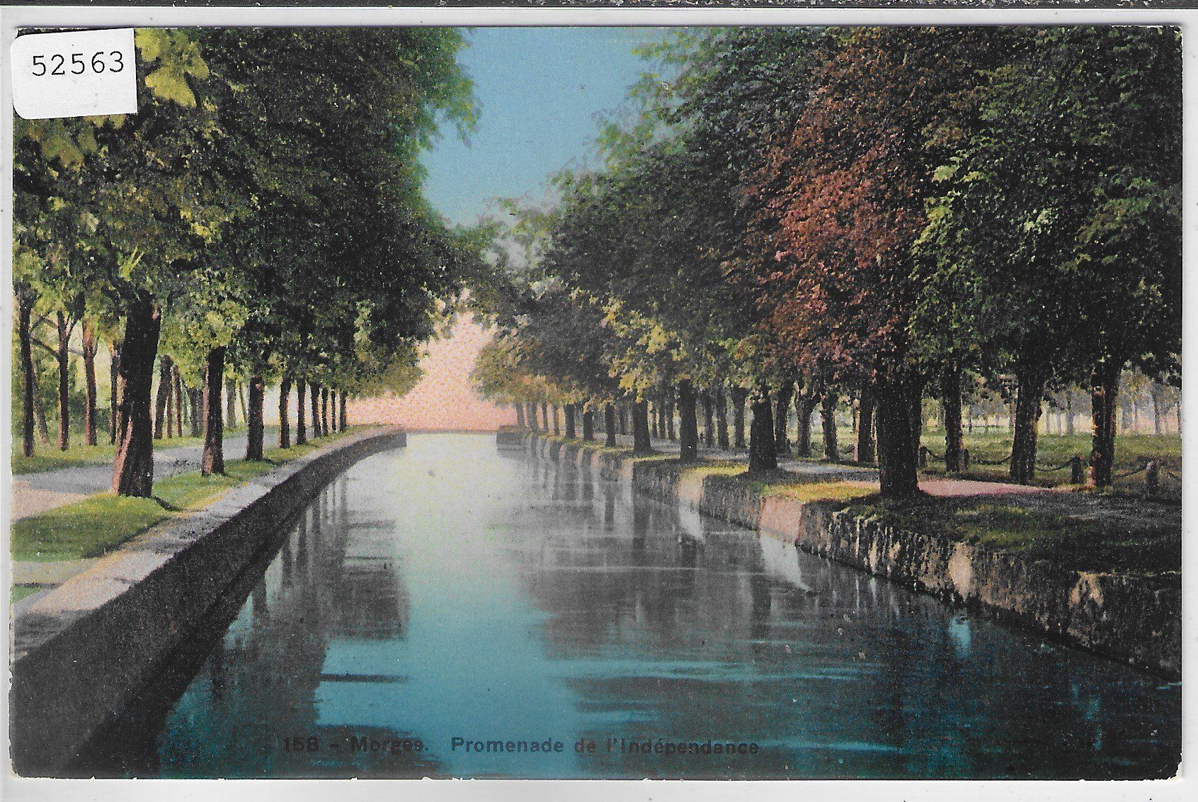Cartoline postali: Morges de l'Independance - Litho – Usato da Ettingen venduto da Kartenplanet