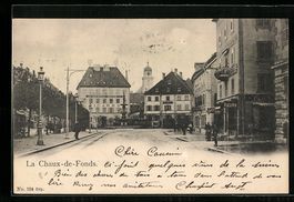 La Chaux-de-Fonds, Strassenansicht mit A