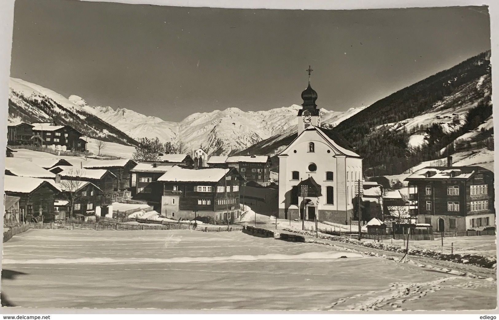 Cartoline postali: RECKINGEN - IM GOMS – Usato da Lutry venduto da Ediego