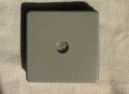 Feller Kalotte EDIZIO für 60x60mm Taster/Schalter GRAU beleu