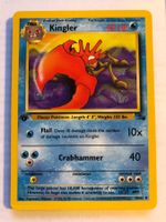 Kingler (uncommon) 1st Fossil - LP - ab 1.-