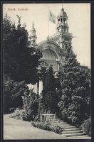 Zürich, Tonhalle, Treppe und Eingangspo