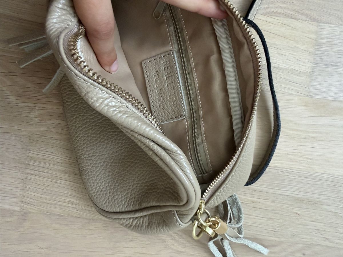 Borse da donna: Tasche Leder beige mit Quasten Neu – Nuovo (secondo la descrizione) da Itingen venduto da Granini_93 2