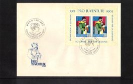 1962 FDC PJ mit Erinnerungsblock aus ABO
