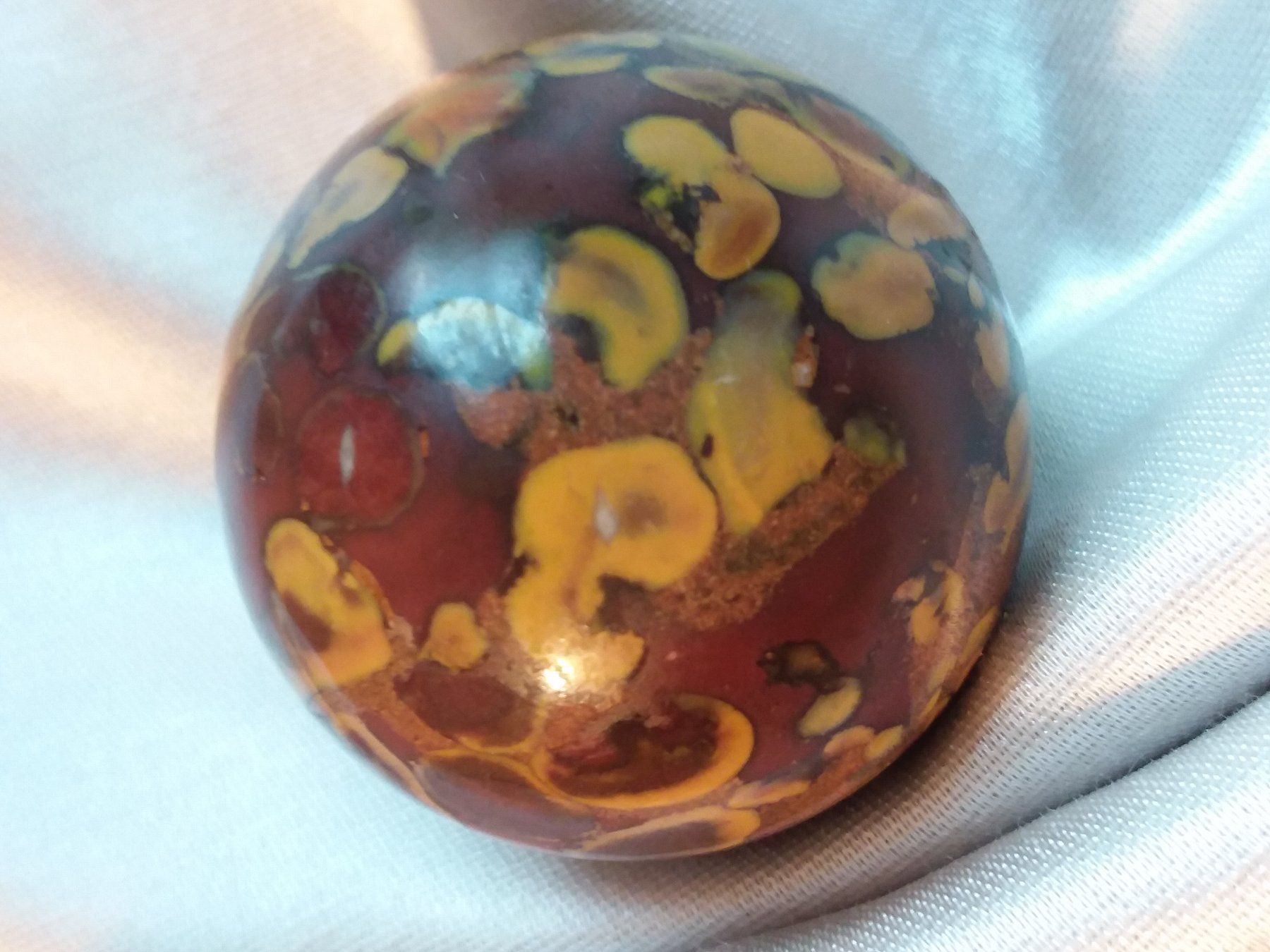 Fossili: Fossiles Korallen Ei, Jasper, Mineral – Usato da Zürich venduto da helsan 4