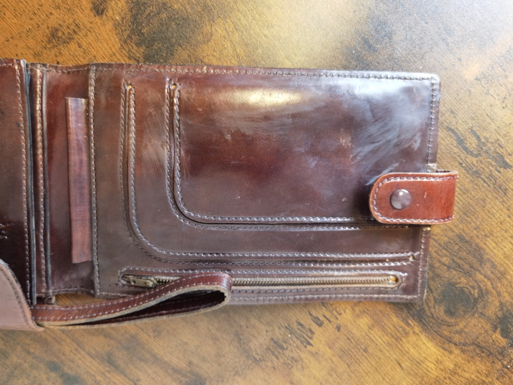 Borse: Vintage Herren Leder Handtasche – Usato da Reinach BL venduto da Coin-Vintage 5