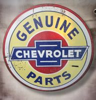 Chevrolet Blechschild Vintage Repro Gross