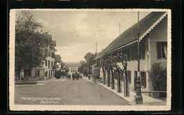 Herzogenbuchsee, Strassenpartie am Bahnh