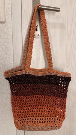 Netztasche selbst gehäkelt
