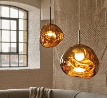 Suspension MELT - diam 28cmø - coloris Laiton