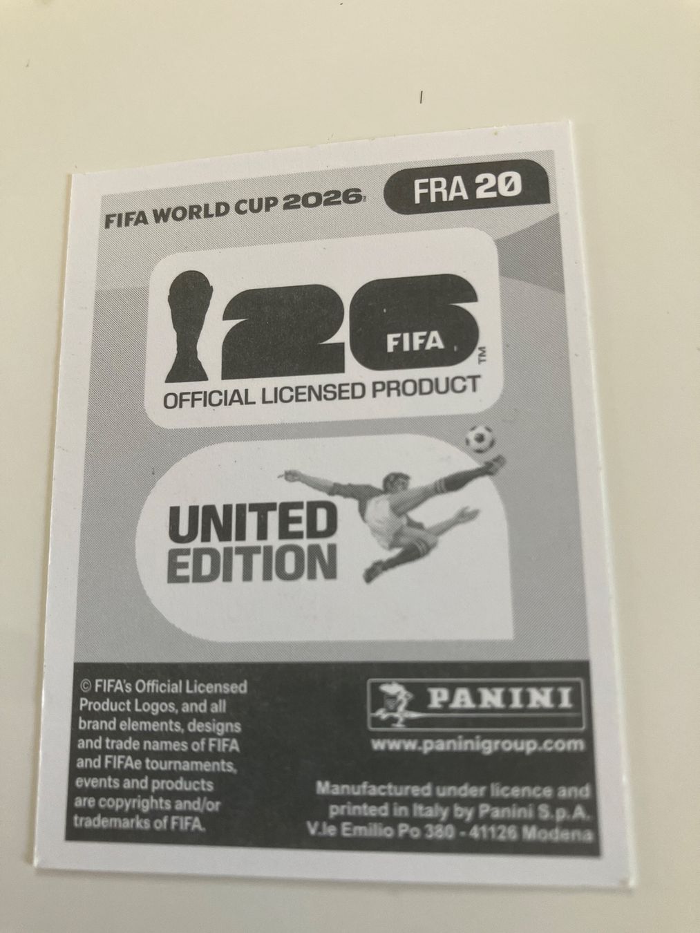 Panini Carte collezionabili: Image panini 2026 – Usato da Le Sentier venduto da rol_5zpw 1