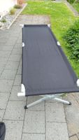 Klappbett Campingliege Liegestuhl schwarz top Zustand 