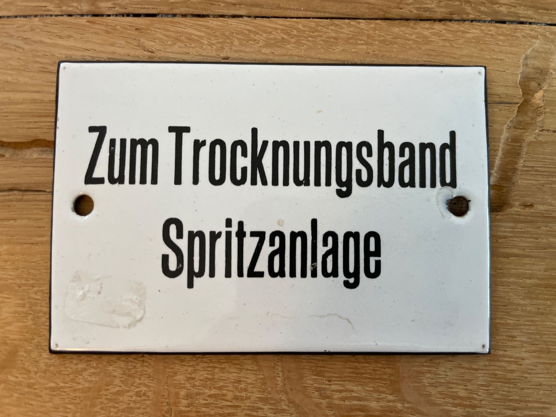 Insegne: Hinweisschild aus Email ca. 1980 – Usato da Winterthur venduto da cheerio97