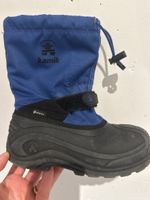 Winterstiefel Kamik blau schwarz Grösse 32 gebraucht