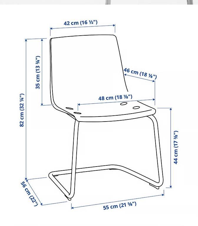 Ikea Chaises: Chaise Ikea Tobias – D'occasion à Genève par LeaC 1