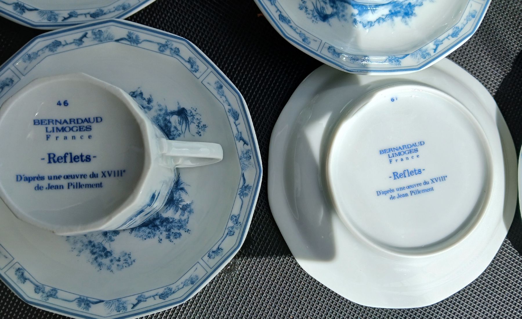 Bernardaud Set di piatti: Bernardaud Limoges Kaffeeservice "Reflets", Top Zustand! – Usato da Frasnacht venduto da ale_g288 6