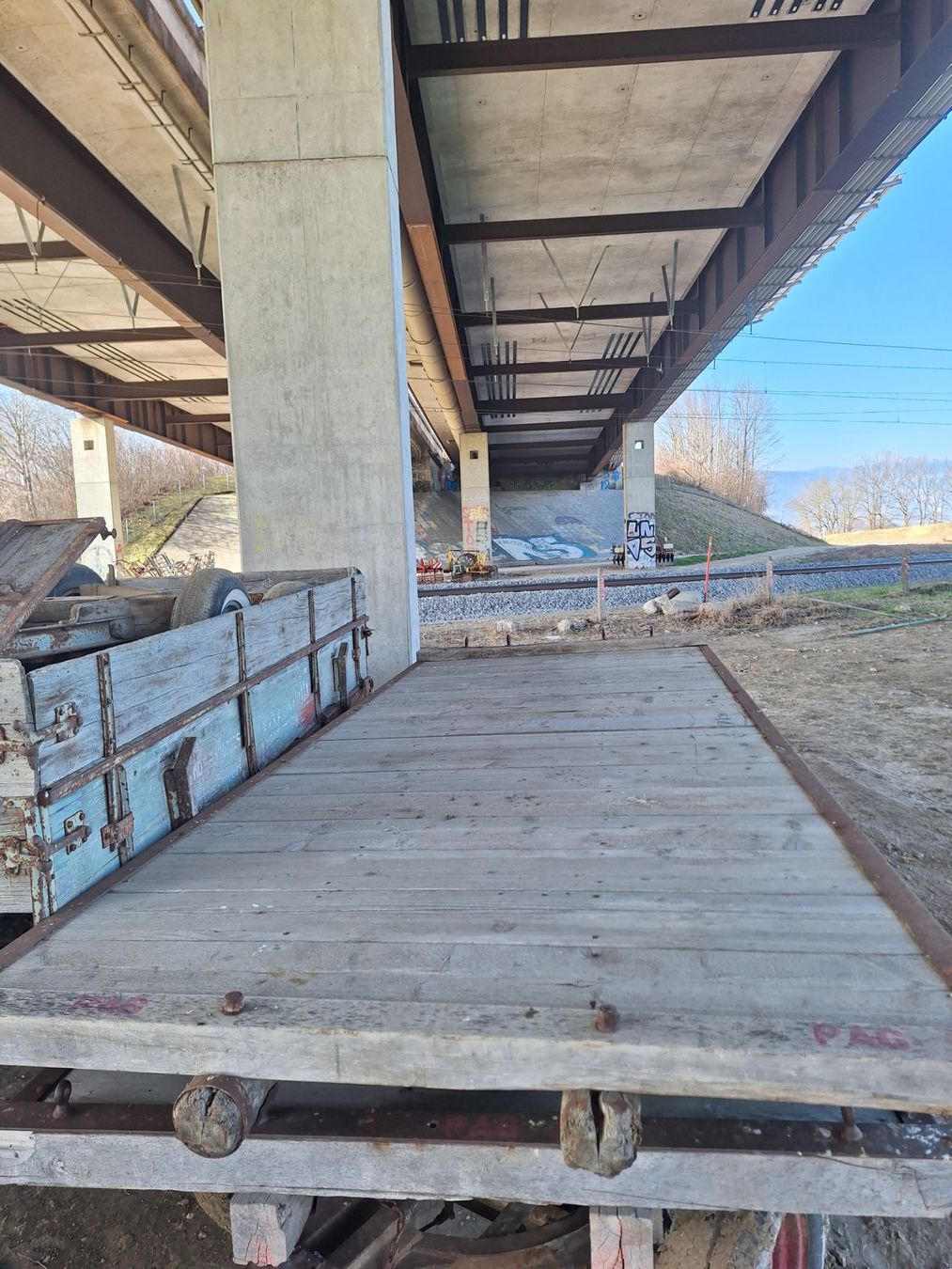 Rimorchi: Pont pour un char en bois – Usato da Bavois venduto da Pafly63