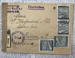 ANTIKER BRIEFUMSCHLAG ZENSUR 1946 ÖSTERREICH