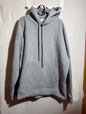 Grauer Kapuzenpullover Hoodie ca. Gr. XL