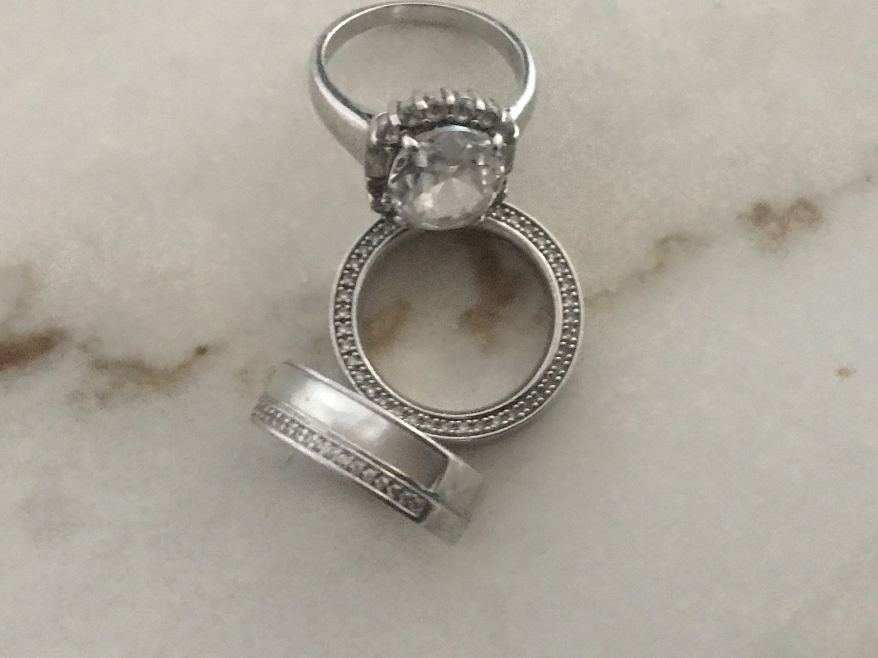 Armani Anelli: 4 Ringe, 2 Armani Ringe/ Silber 925 – Nuovo (secondo la descrizione) da Rothrist venduto da ilodj