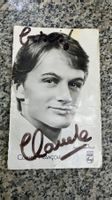 Photo dédicacée Claude François Autogrammfoto vintage