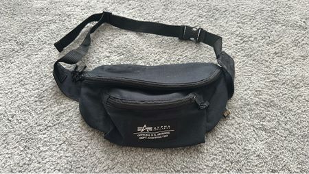 Alpha Industries Bauchtasche, Schwarz