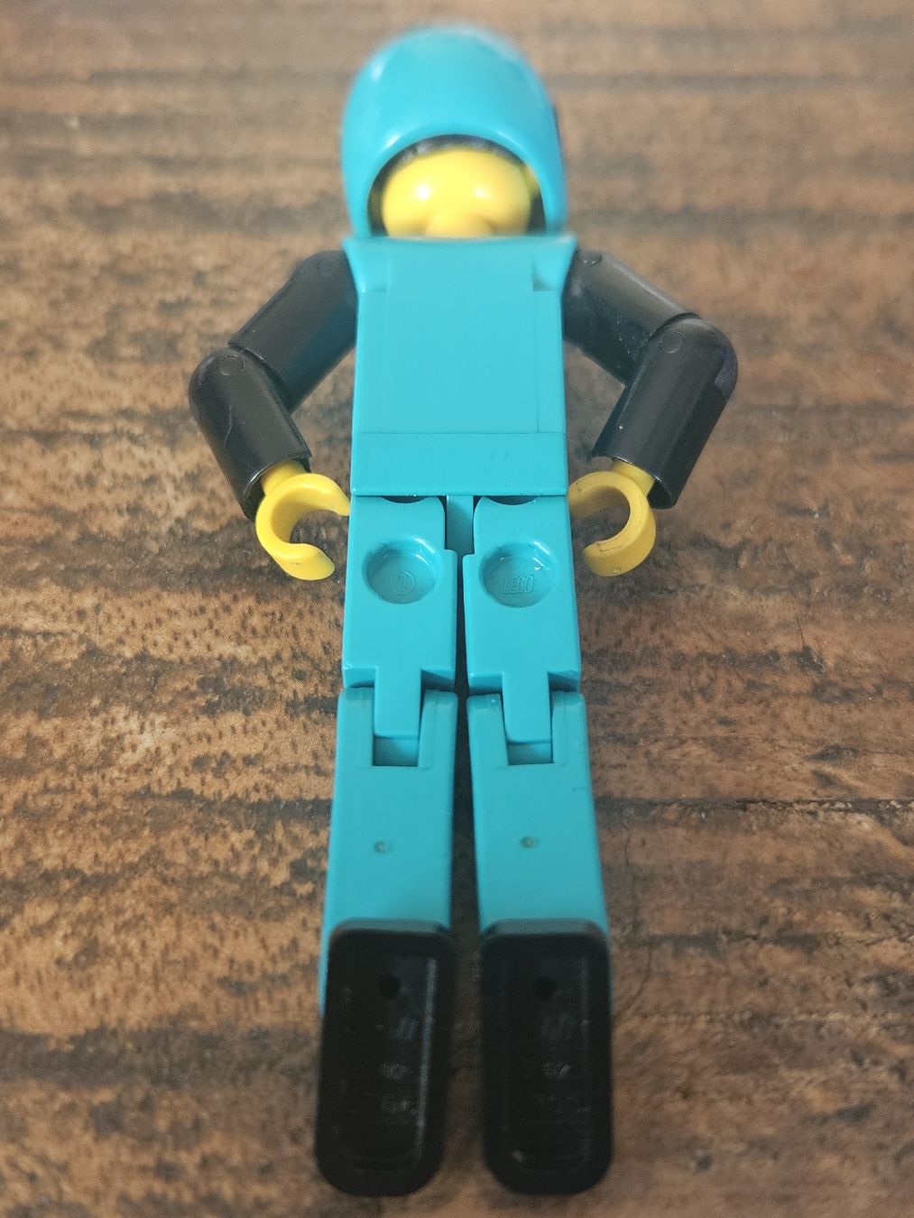 Lego Kit di costruzioni: lego Technic Figure Dark Turquoise tech013a – Usato da Confignon venduto da Ecrofigs 4