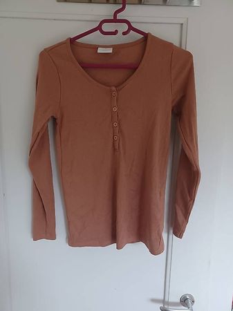 Mamalicious Still-Oberteil braun/orange S