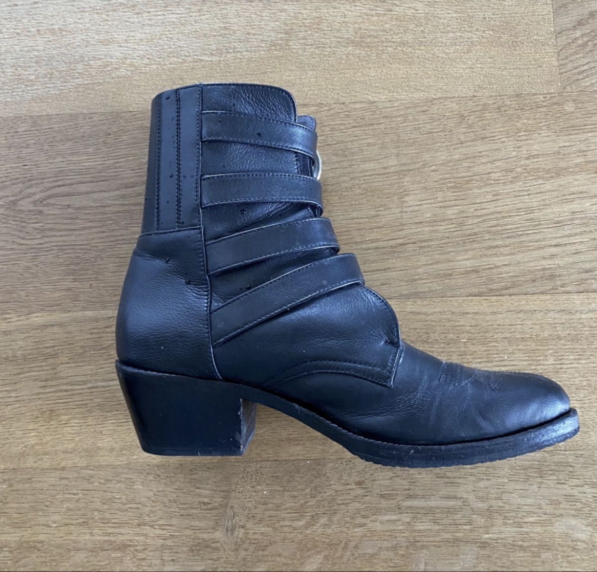 Scarpe da uomo: LEATHER BIKER BOOTS HANDMADE FROM BALI – Nuovo (secondo la descrizione) da zürich venduto da lau_9t77 1